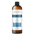 thumbnail image 1 of Glycerin Vegetable USP Grade by Velona - 16 fl oz | 100% Pure and Natural Carrier Oil | Hair and Face Moisturizer for Dry Skin, Bubble Bath, Glycerin Soap, Soap Base | Use Today - Enjoy Results, 1 of 6