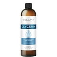thumbnail image 1 of Glycerin Vegetable USP Grade by Velona - 8 fl oz | 100% Pure and Natural Carrier Oil | Hair and Face Moisturizer for Dry Skin, Bubble Bath, Glycerin Soap, Soap Base | Use Today - Enjoy Results, 1 of 6