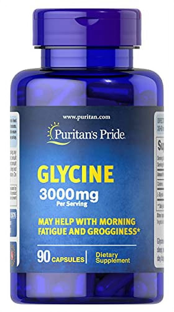 BULKSUPPLEMENTS.COM Glycine Powder - L-Glycine Powder, Glycine Supplements,  Glycine 3000mg - Glycine Amino Acid, Pure & Gluten Free - 3000mg per