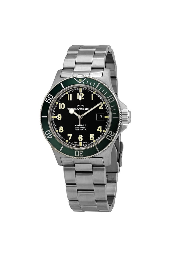 Combat Sub Automatic Black Dial Men's Watch GL0253