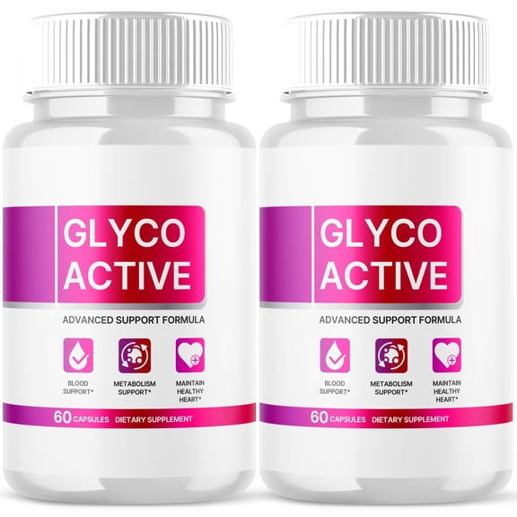 Glyco Active Advanced Formula Pills Supporting Energy and Healthy Lifestyle GlycoActive 120 Capsules