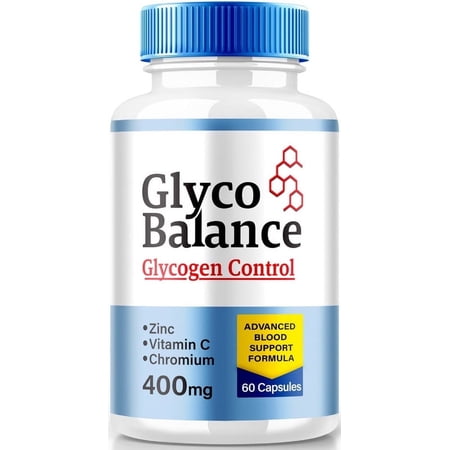Glyco Balance Glycogen Support Capsules, Official GlycoBalance Pills, All Natural Supplement To Support Overall Health, Premium Glyco Balance Supplement Review (60 Capsules)
