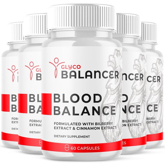 Glyco Balancer Blood Support Pills Advanced Formula Vitamin Supplement GlycoBalancer 300 Capsules