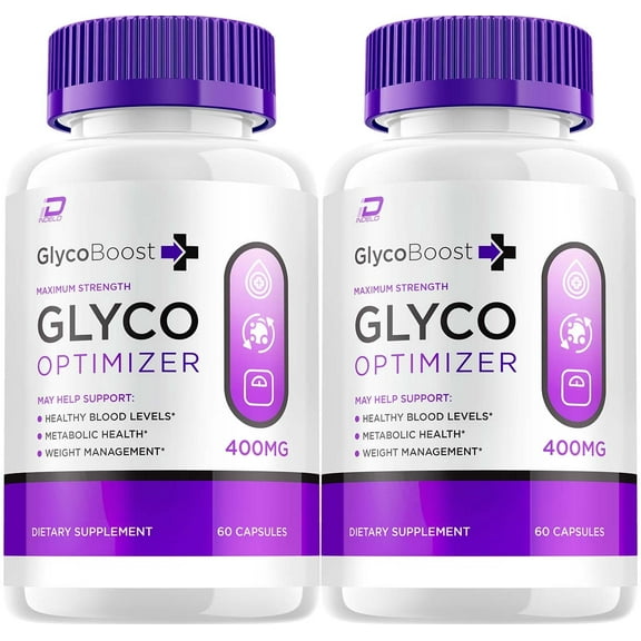 Glyco Boost Blood Support Capsules – Glyco Optimizer Pills Maximum Strength, All Natural, 2 Pack, 120 Capsules