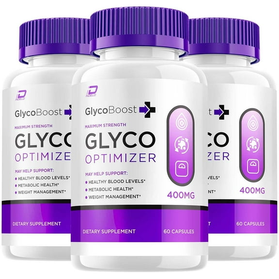 Glyco Boost Blood Support Capsules – Glyco Optimizer Pills Maximum Strength, All Natural, 3 Pack, 180 Capsules