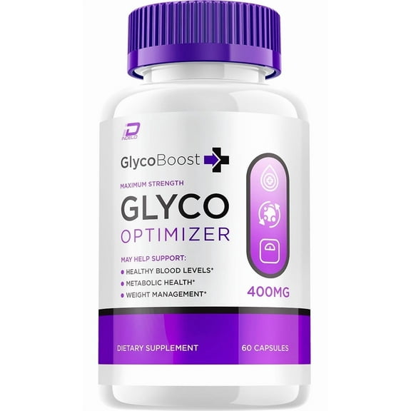 Glyco Boost Blood Support Capsules – Glyco Optimizer Pills Maximum Strength, All Natural, 60 Capsules