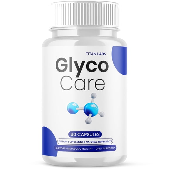 Glyco Care Advanced Formula Blood Support for Health and Wellness GlycoCare 60 Capsules