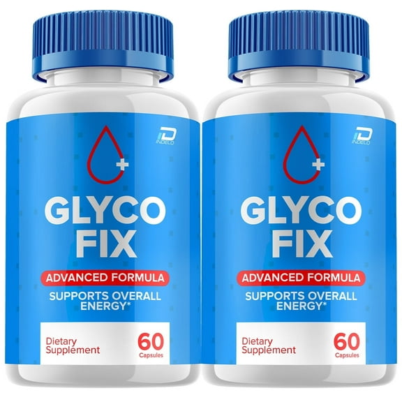 Glyco Fix Capsules - GlycoFix Advanced Supplement, Overall Energy Support, 2 Pack, 120 Capsules