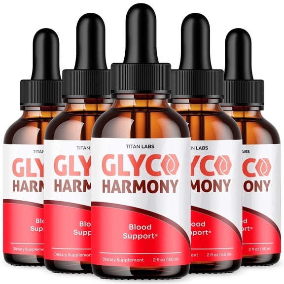 Glyco Harmony Advanced Formula Drops Blood Balance Support Supplement GlycoHarmony 150 Servings