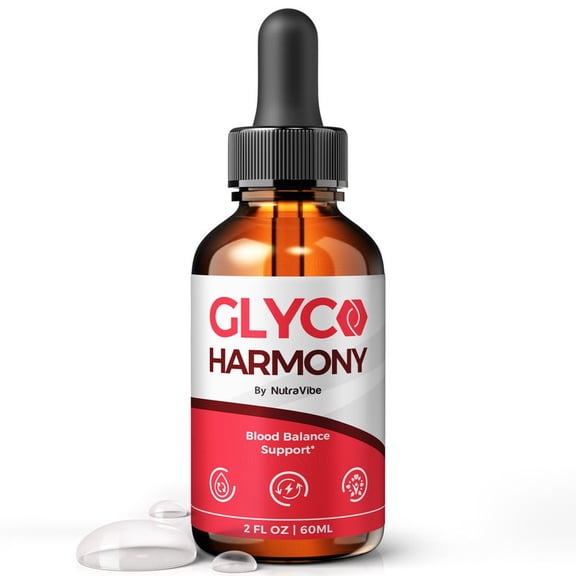 Glyco Harmony Drops Daily Liquid Formula with a Clean, Natural Blend to Support Natural Flow, Balanced Levels & Healthy Circulation | Convenient for Consistent Use (30 Servings)