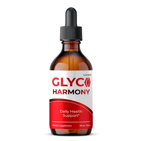 Glyco Harmony Drops Liquid Supplement, GlycoHarmony Supplement, All Natural Formula, 60 mL (1 Pack)