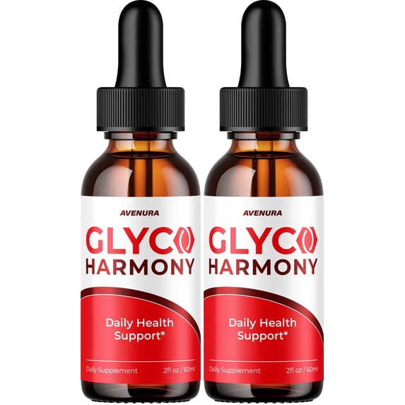 Glyco Harmony Liquid Drops – GlycoHarmony Drops Extra Strength Natural Blend Healthy Organic Support, 2 Pack, 2 Month Supply