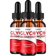 Glyco Harmony Liquid Drops   GlycoHarmony Drops Extra Strength Natural Blend Healthy Organic Support, 3 Pack, 3 Month Supply