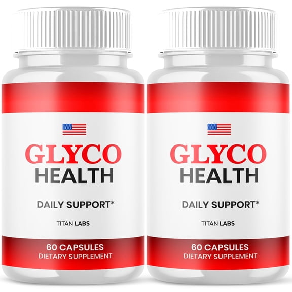 Glyco Health Advanced Formula Blood Support for Health and Wellness GlycoHealth 120 Capsules