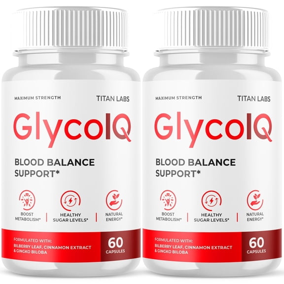 Glyco IQ Advanced Formula Brain Support Pills Maximum Strength Supplement GlycoIQ 120 Capsules