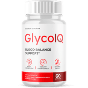 Glyco IQ Blood Support Pills Advanced Formula Vitamin Supplement GlycoIQ 60 Capsules