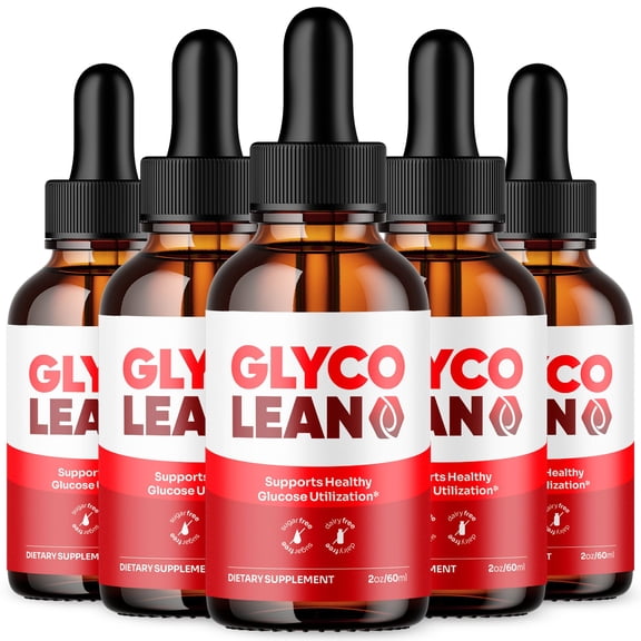 Glyco Lean Advanced Formula Drops Natural Support Supplement GlycoLean 150 Servings