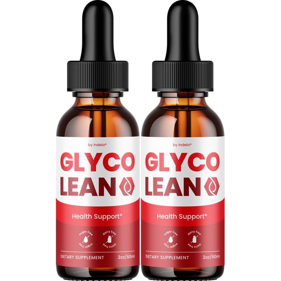 Glyco Lean Liquid Drops – GlycoLean Drops Extra Strength Natural Blend Healthy Organic Support, 2 Pack, 2 Month Supply