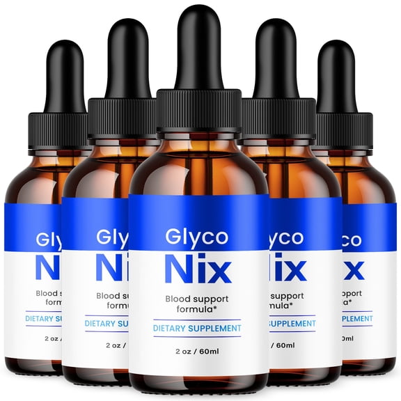 Glyco Nix Advanced Formula Drops Natural Support Supplement 150 Servings
