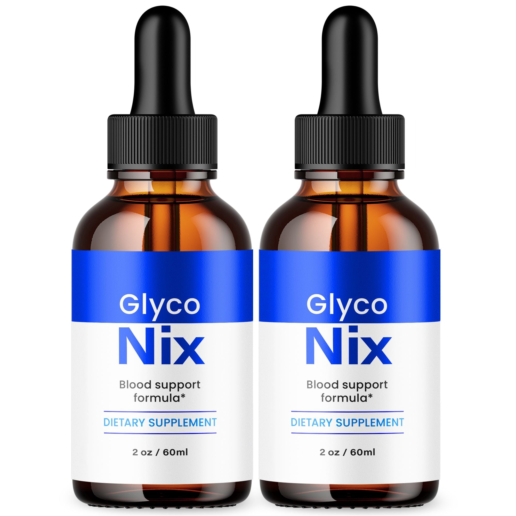 Glyco Nix Advanced Formula Drops Natural Support Supplement 60 Servings