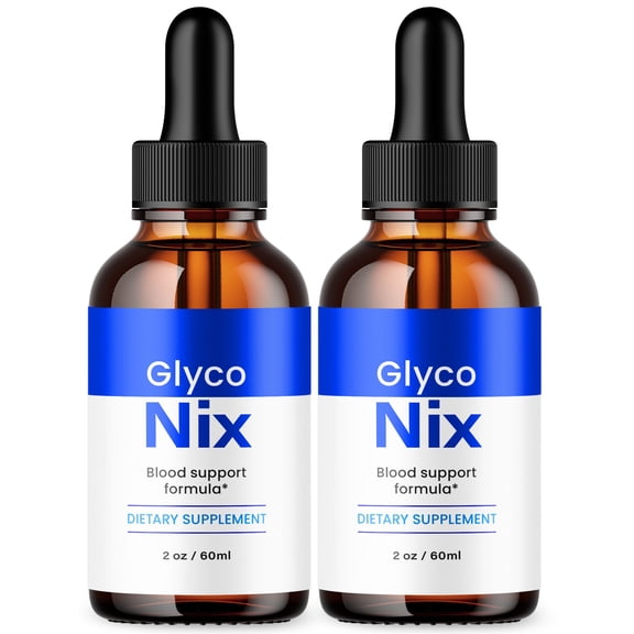 Glyco Nix Advanced Formula Drops Natural Support Supplement 60 Servings