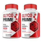 Glyco Prime Capsules, GlycoPrime Pills Blood Support Supplement Maximum Strength All Natural, 30 Day Supply 2 Pack