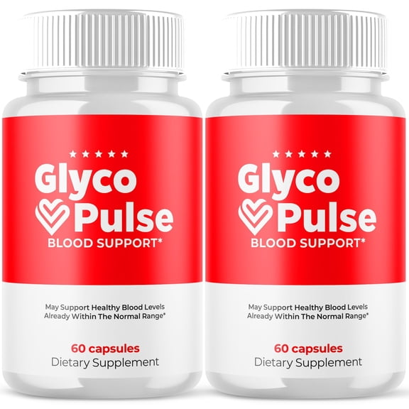 Glyco Pulse Blood Balance Support Pills Advanced Formula Vitamin Supplement GlycoPulse 120 Capsules