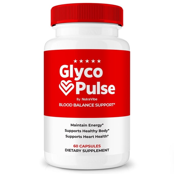 Glyco Pulse  Original Formula with a Clean Blend to Support Healthy Circulation, Natural Energy & Balanced Levels | Just 2 Easy-to-Swallow Pills Daily (60 Capsules)