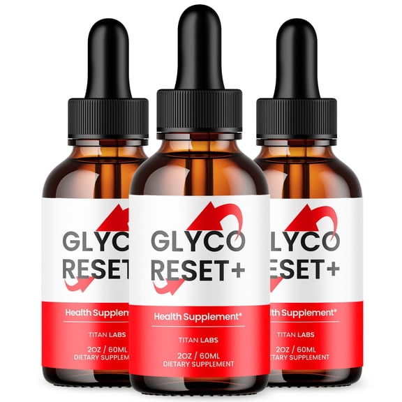 Glyco Reset Advanced Formula Drops Blood Balance Support Supplement GlycoReset 90 Servings