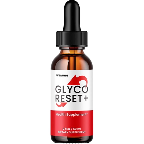 Glyco Reset Drops GlycoReset Advanced Formula Drops Natural Blend Liquid Supplement, 1 Pack, 1 Month Supply