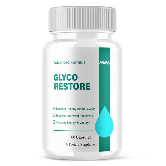 Glyco Restore Blood Health Support, GlycoRestore Pills (60 Capsules)