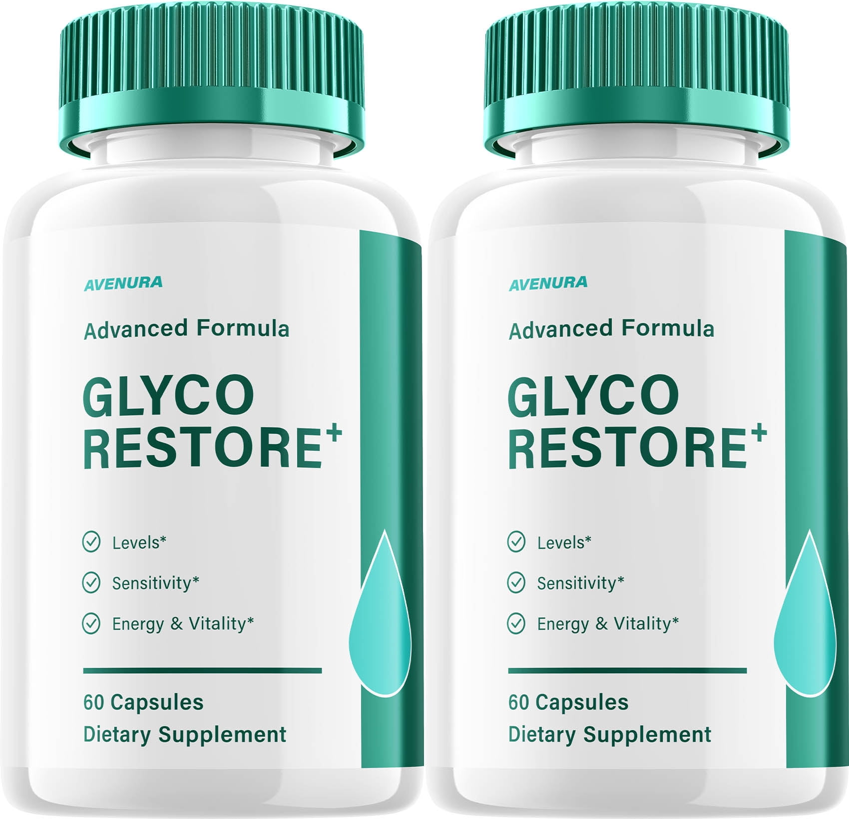 Glyco Restore Capsules – GlycoRestore Natural Blend Glycogen Formula for Health Support, 2 Pack, 120 Capsules