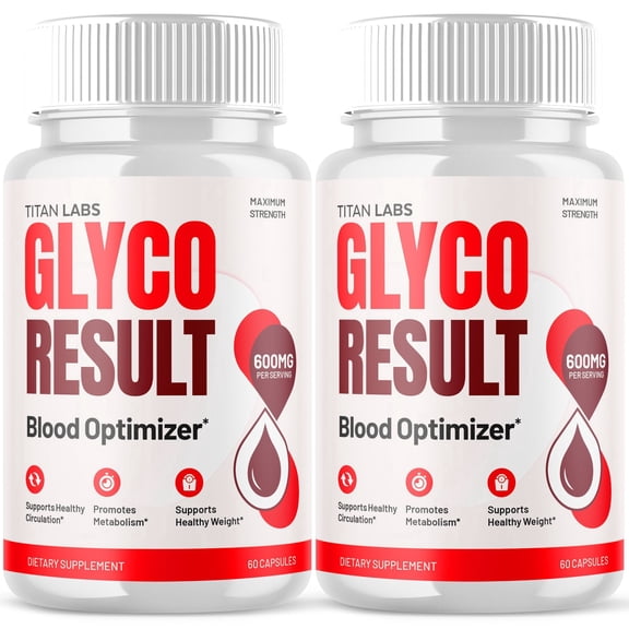 Glyco Result Advanced Formula Blood Support for Health and Wellness GlycoResult 120 Capsules
