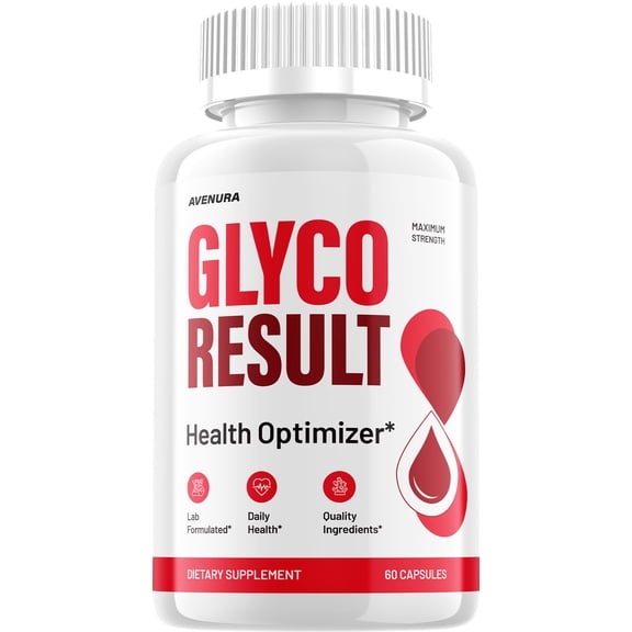 Glyco Result Capsules GlycoResult Natural Blend Glycogen Formula for Health Support, 1 Pack, 60 Capsules