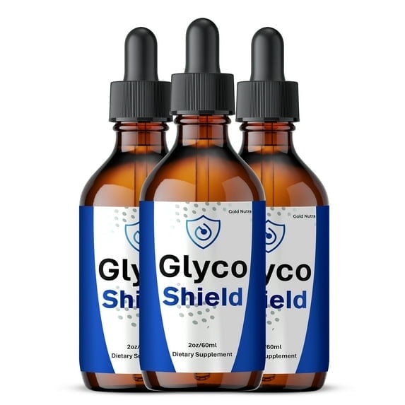 Glyco Shield Drops, GlycoShield All Natural Supplement, Maximum Strength Formula, Liquid Extract 3 Months Supply (3 Pack)