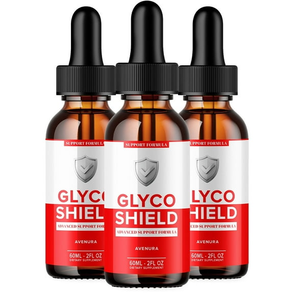Glyco Shield Drops - Advanced Formula, Extra Strength, 3 Pack, 3 Month Supply