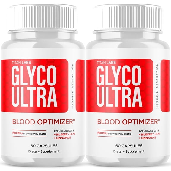 Glyco Ultra Advanced Formula Blood Support for Health and Wellness GlycoUltra 120 Capsules