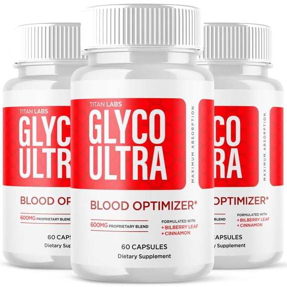 Glyco Ultra Advanced Formula Blood Support for Health and Wellness GlycoUltra 180 Capsules