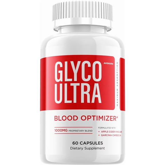Glyco Ultra Capsules GlycoUltra Natural Blend Glycogen Formula for Health Support, 1 Pack, 60 Capsules