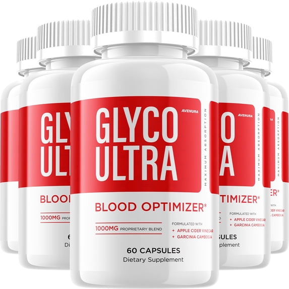 Glyco Ultra Capsules – GlycoUltra Natural Blend Glycogen Formula for Health Support, 5 Pack, 300 Capsules