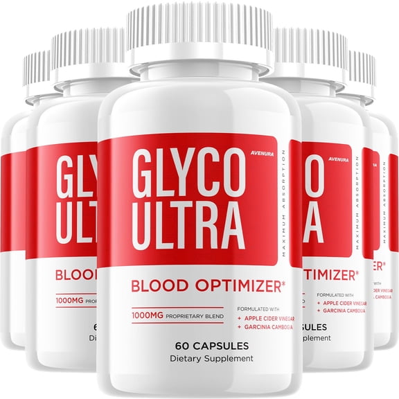 Glyco Ultra Capsules GlycoUltra Natural Blend Glycogen Formula for Health Support, 5 Pack, 300 Capsules
