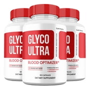 Glyco Ultra Capsules, GlycoUltra Pills Glycogen Support Supplement Maximum Strength, 30 Day Supply 3 Pack