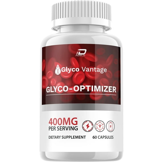 Glyco Vantage Capsules – GlycoVantage Pills All Natural Formula to Maintain Healthy Levels, 60 Capsules