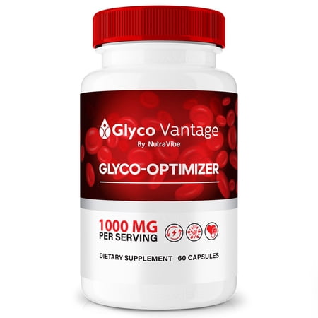 Glyco Vantage Glyco Optimizer Capsules, Official GlycoVantage Booster, All Natural Formula to Maintain Stable Healthy Levels, Premium Blood Support Vitamins 200mg Reviews (60 Capsules)