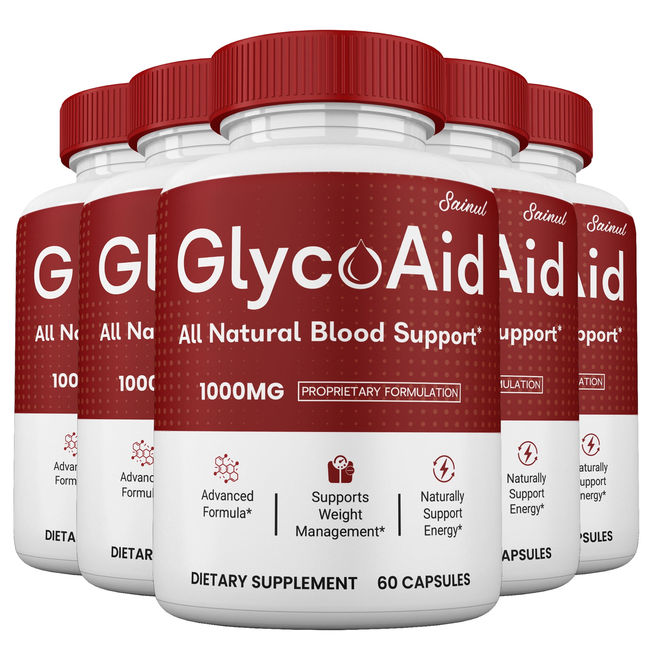 GlycoAid Pills Glyco Aid Glycogen Capsules Blood Health Supplement For Glycogen Support For