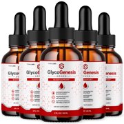 GlycoGenesis Advanced Formula Drops Blood Balance Support Supplement Glyco Genesis 5 Pack