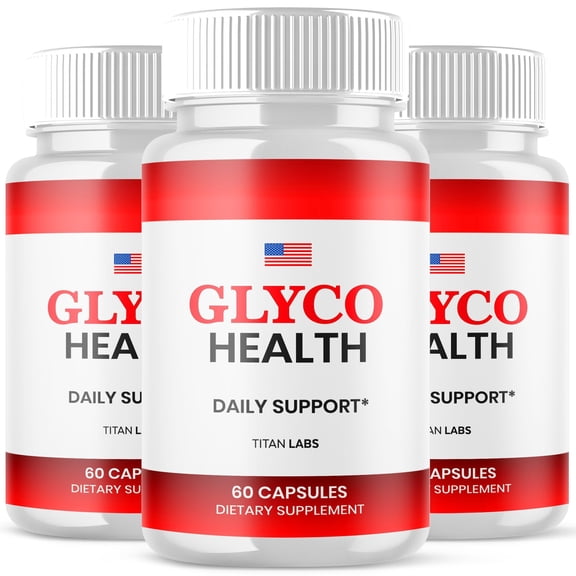 GlycoHealth Advanced Formula Blood Support for Health and Wellness 180 Capsules