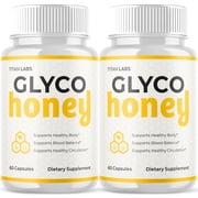 GlycoHoney Advanced Formula Blood Support for Health and Wellness 120 Capsules