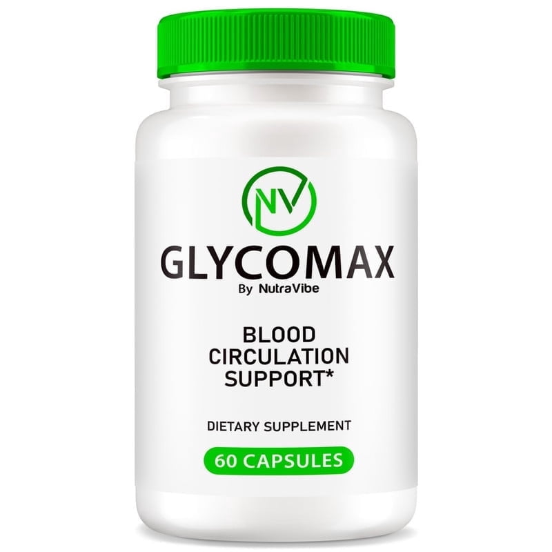 GlycoMax Capsules, Original Glyco Max Formula - Naturally Supports Healthy Circulation, Stable Levels and Energizes the Body, Official GlycoMaxim Review (60 Capsules)