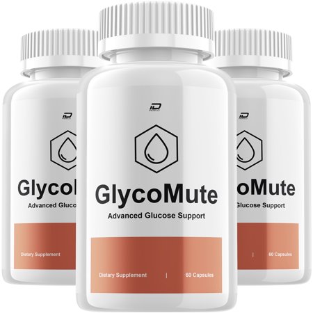 GlycoMute Capsules – Glyco Mute Natural Blend Glycogen Support, 3 Pack, 180 Capsules
